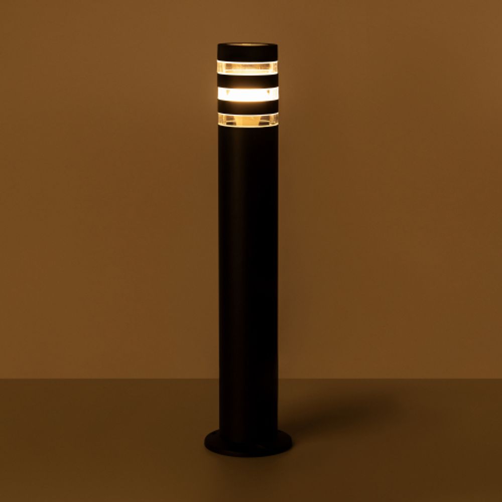 Светильник уличный напольный ЭРА «Адрия» GBF-102-BL-0600 230В Е27 max 30Вт IP54 600х90x90 черный | Садово-парковые светильники