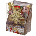 Набор украшений «Звёздный день» 16*7,5*8 см (30 предметов), Золото, розовое золото