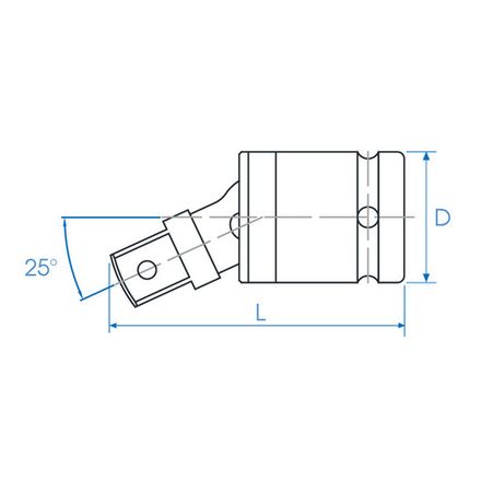 Цена на KING TONY (4797P) Кардан ударный 1/2", шаровый, с шариковым фиксатором