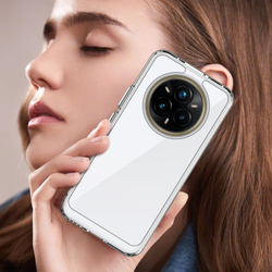 Усиленный защитный чехол прозрачный для Realme 14 Pro+ Плюс