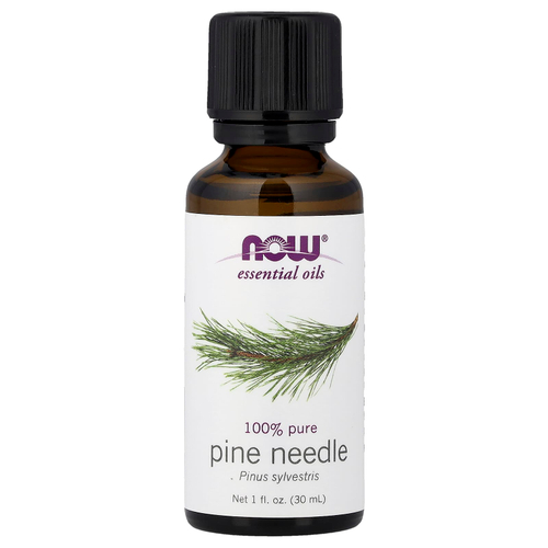 NOW Foods, на 100% чистые эфирные масла, сосновая иголка, 30 мл (1 жидк. унция)