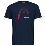 ОДЕЖДА ДЛЯ ТЕННИСА Мальчики, Футболка HEAD CLUB CARL T SHIRT JUNIOR .