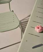 Уличный стол Brai из оцинкованной стали бирюзового цвета 180 x 90 см