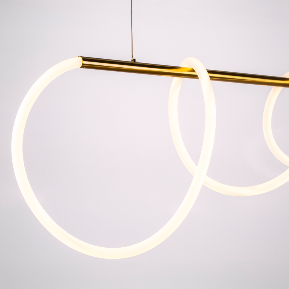 637083 Люстра CORINTO 40W LED 2850LM ЗОЛОТО 3000K IP20