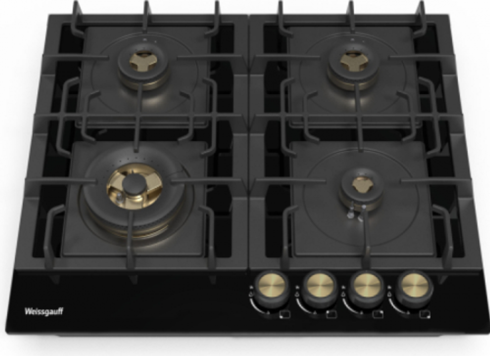 Варочная поверхность Weissgauff HGG 641 BV Volcano Burner Nano Matt Glass