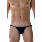 Мужские трусы танга черные Don Moris DM111832