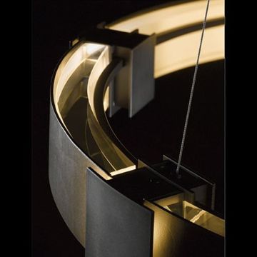 Aura Pendant, Dark Smoke -Open Box from Hubbardton Forge