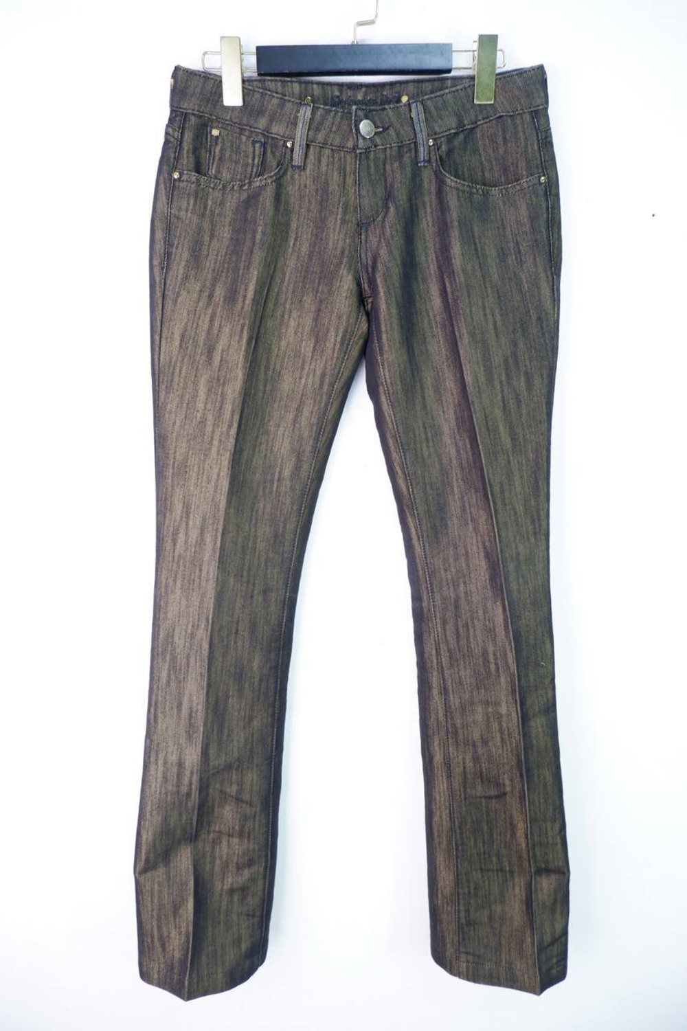 Джинсы в модном оттенке, маркировка 26, визуально 42 размер