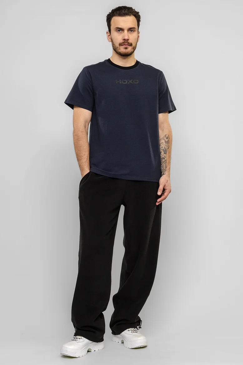 Футболка "НОХО" мужская, цвет "Полярная ночь"