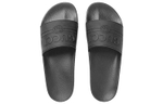 GUCCI Gucci Rubber Slide Rubber Feet Round Head Trend Open Toe Fashion Sandals Men's Black