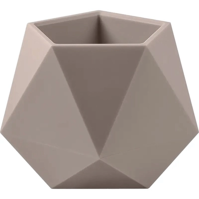 Кашпо для цветов пластиковое 0,72л d-13см «Абремо» Латте