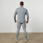 Лонгслив VANQUISH Essential Performance Zip Long Grey