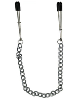 Зажимы для груди с серебристой цепочкой (Цвет: серебряный)