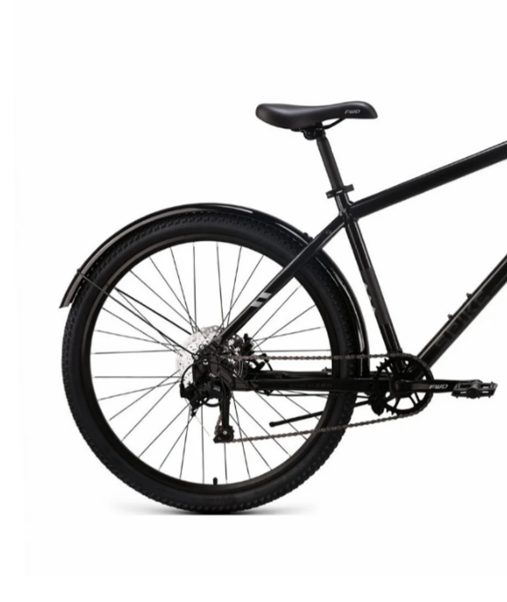 Велосипед 27,5" FORWARD SPIKE CX, рама 18" чёрный 2026