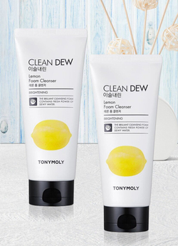 Пенка для лица Tony Moly Clean Dew Seed Foam Cleanser Lemon (Лимон) 180 мл.