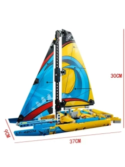 Конструктор Техник Гоночная яхта 338 деталей