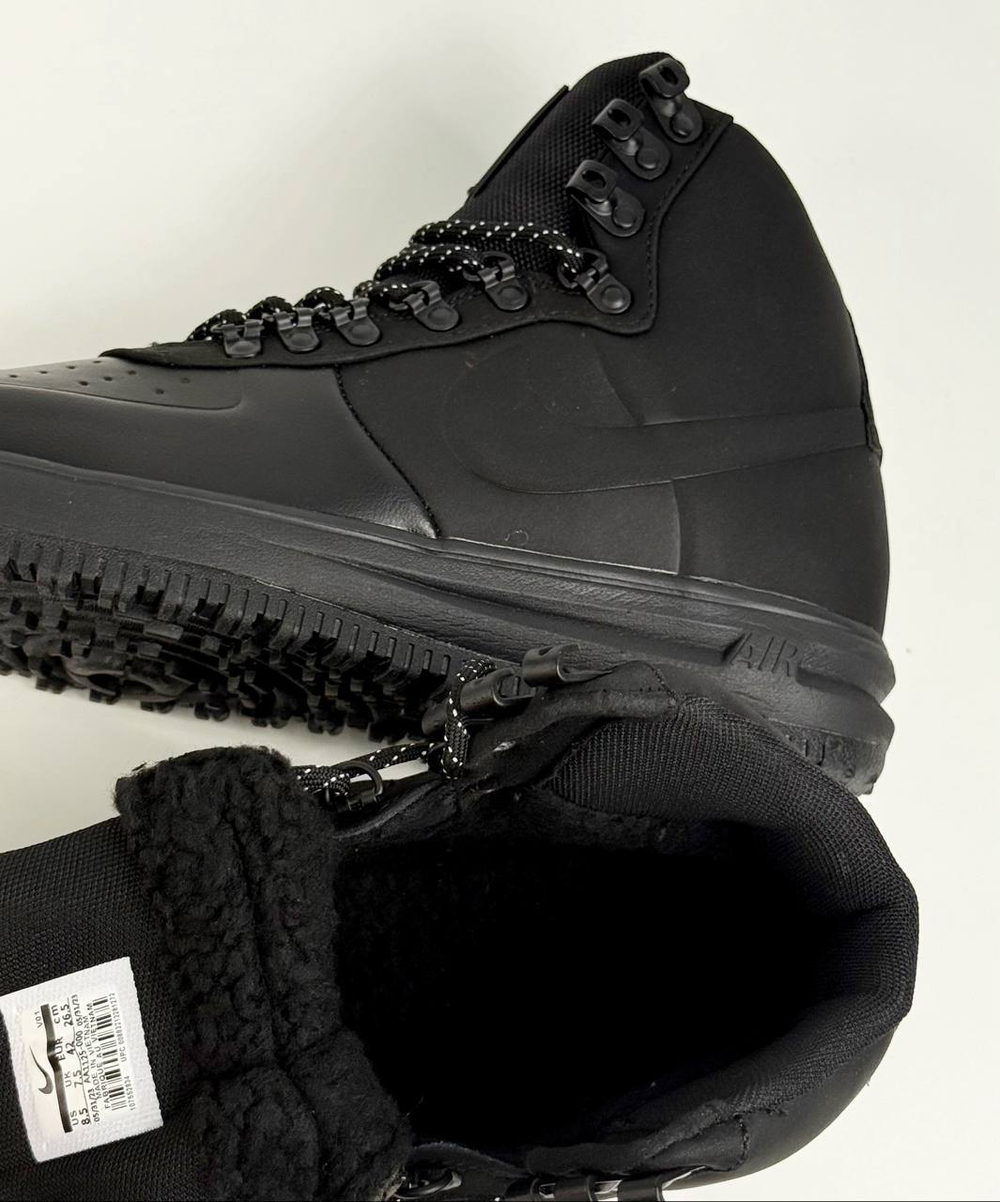 Кроссовки Nike LunarForce 1 на меху #B53 (черн.)