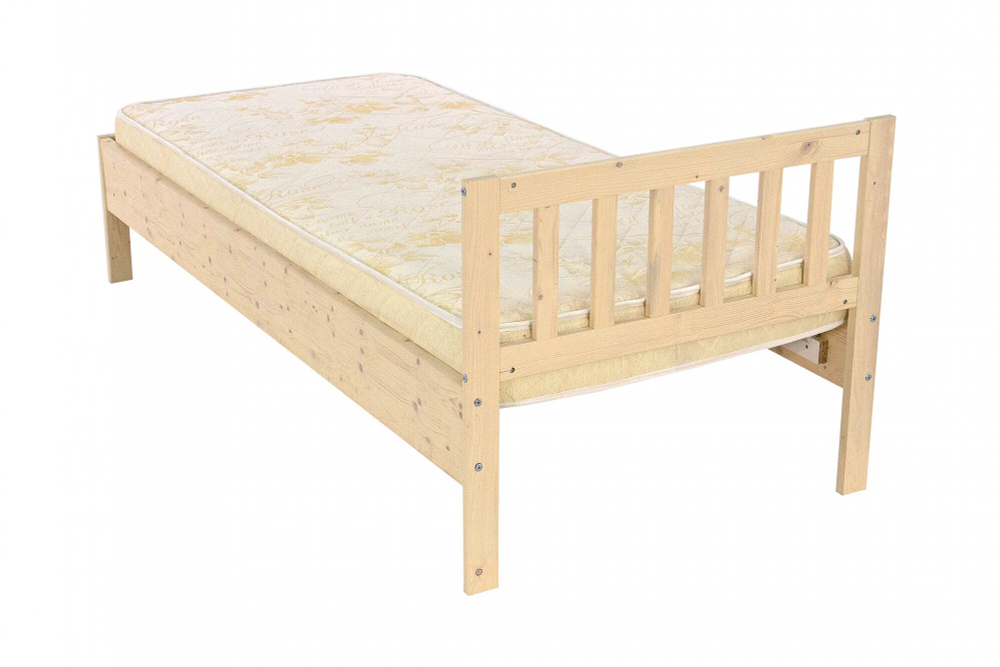 Кровать Бони, спальное место 90х200, массив