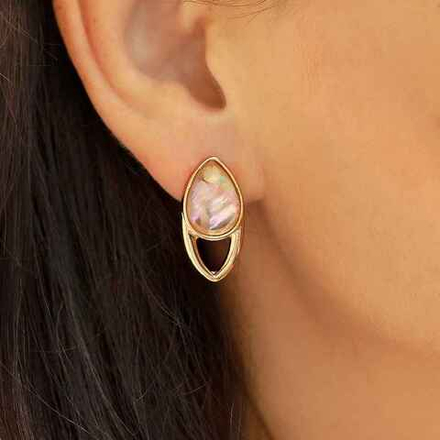 Серьги Possebon Nautilus A9183.12 G