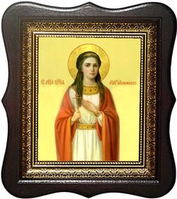 Мария Николаевна Романова, великая княжна. Икона на холсте в киоте