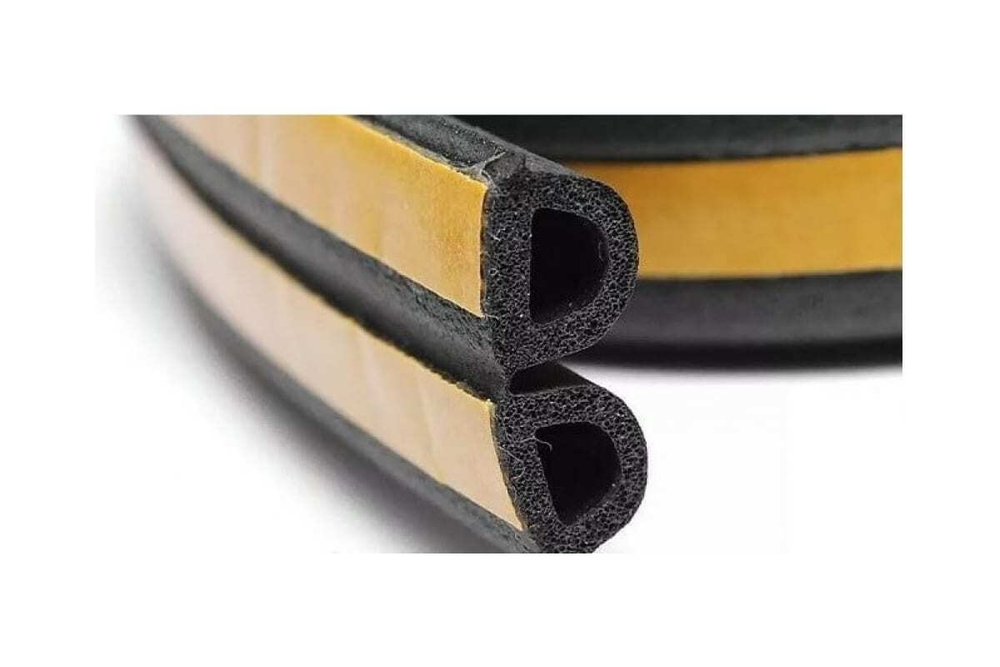 УПЛОТНИТЕЛЬ BONDIT ДЛЯ ОКОН И ДВЕРЕЙ ЧЕРНЫЙ 12*14ММ BNP10