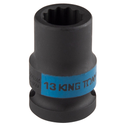 KING TONY (453013M) Головка торцевая ударная двенадцатигранная 1/2", 13 мм