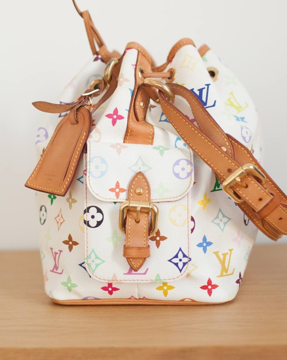 Сумка Louis Vuitton Noe Takashi Murakami Multicolore