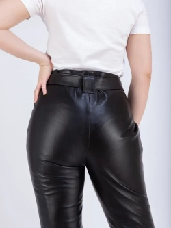 Брюки женские из натуральной кожи