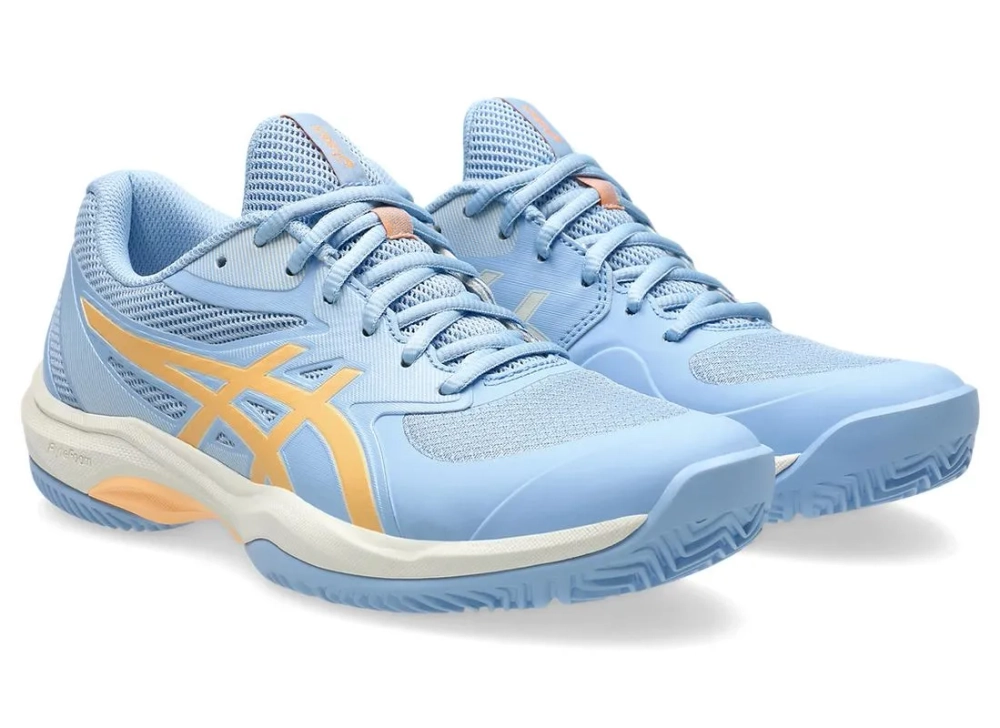 Женские кросовки для Padel Asics Game FF Padel - stone wash/orange glow