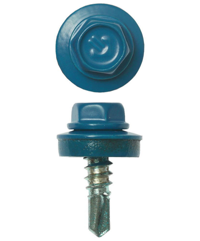 ЗУБР СКМ 5009, 19 х 5.5 мм, неб.-голуб., 500 шт, кровельный саморез (4-300310-55-019-5009)