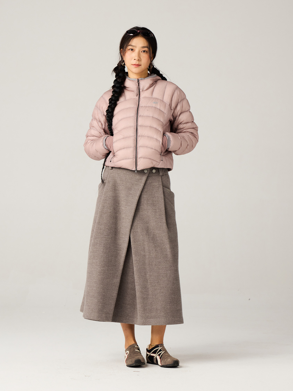 Пуховик Женский Hooded Insulated Down Jacket — 750 Fill Power