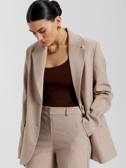 Песочный пиджак Купер