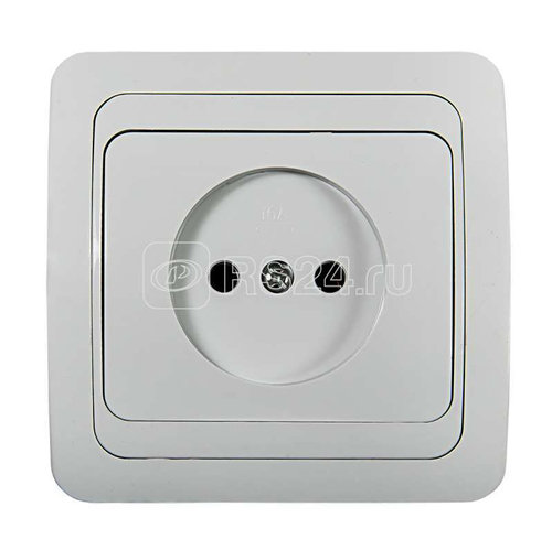 Розетка ASD 1-я с/п. CLASSICO бел. 2022-W