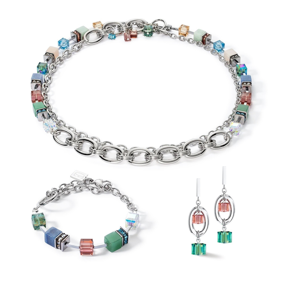 Колье-трансформер 4-in-1 Coeur de Lion Multicolor Gemstone 4520/10-1561