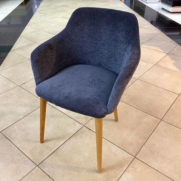 Кресло Канна 110 (бук/тон 2/ткань velvet lux 17)