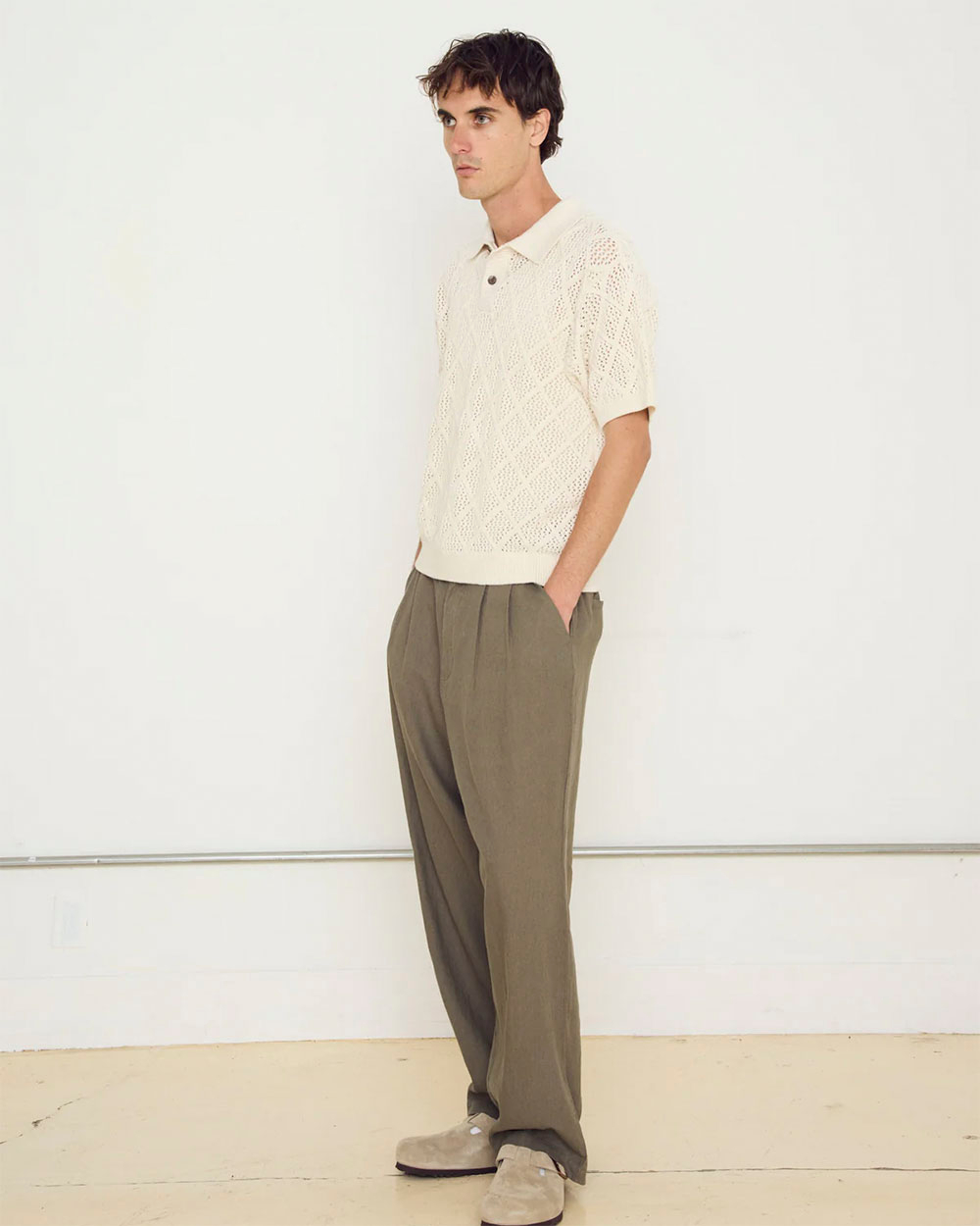 Джемпер-поло Obey Eryk Polo Sweater