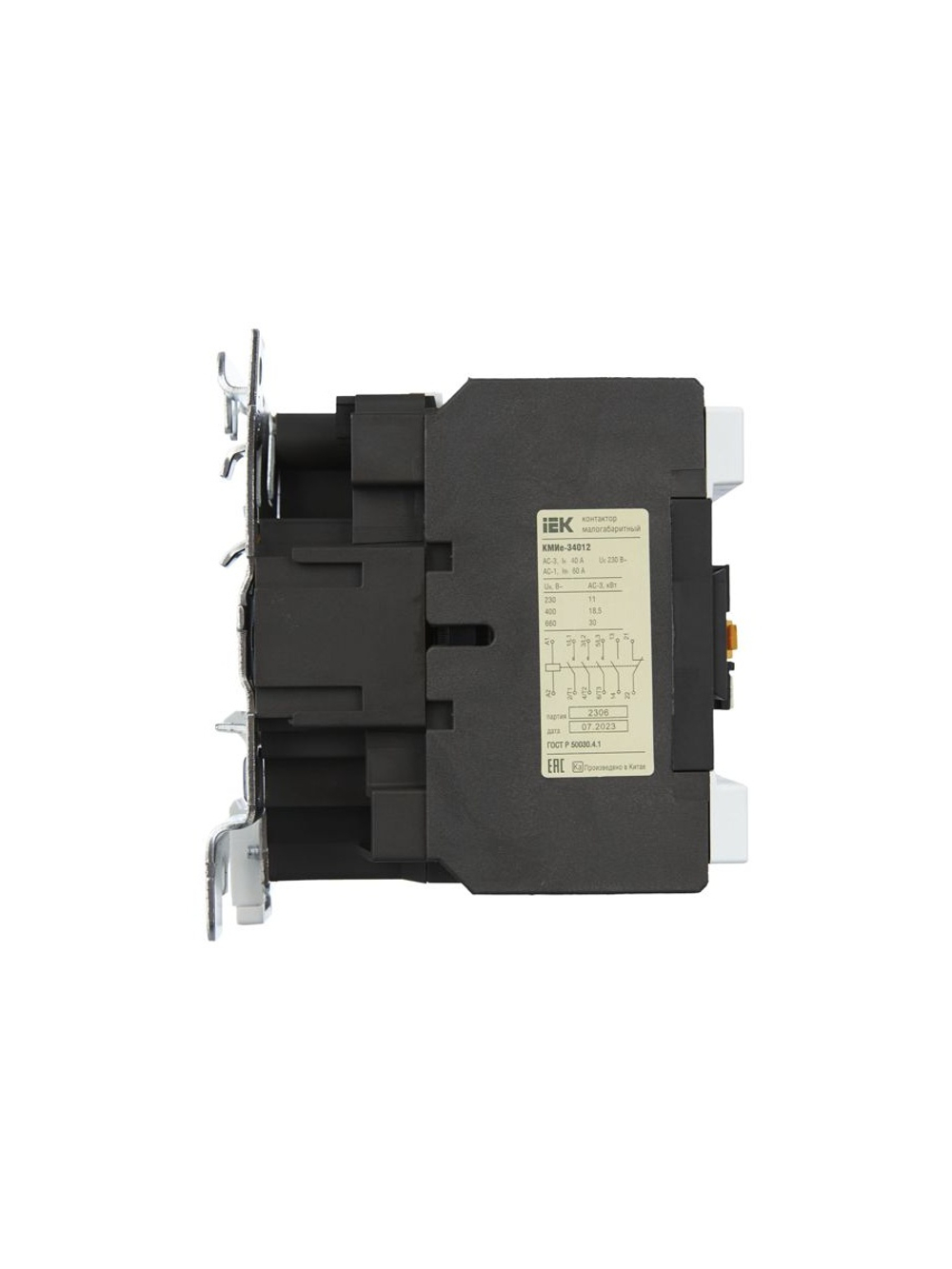 Контактор КМИе-34012 40А 230В/АС3 1НО 1НЗ GENERICA KKME31-040-230-11