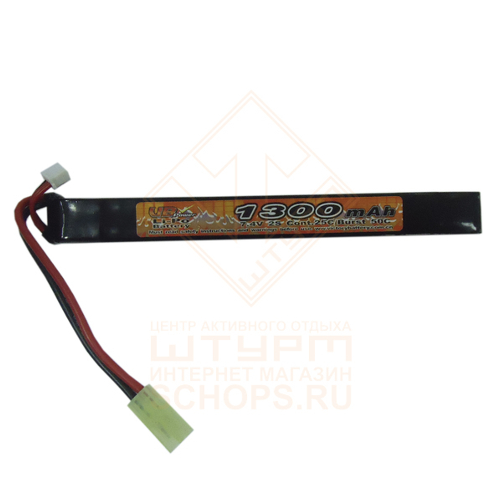 Аккумулятор VBPower LiPo 7,4V 1000 mAh 20C АК-тип