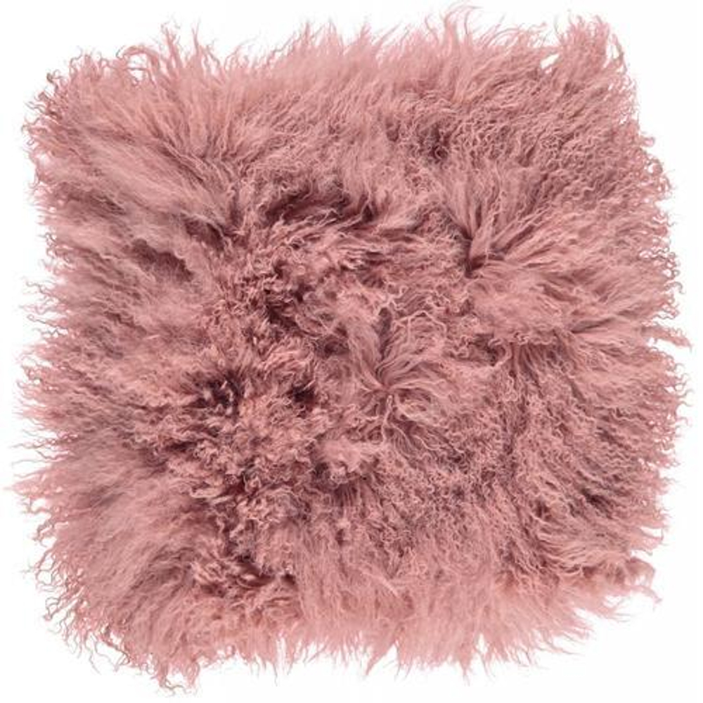 Подушка Tibetan Old Rose Подушка мех Natures Collection 40x40 Розовый