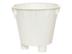 Горшок цветочный Velvet D200мм 4л (светло-бежевый)