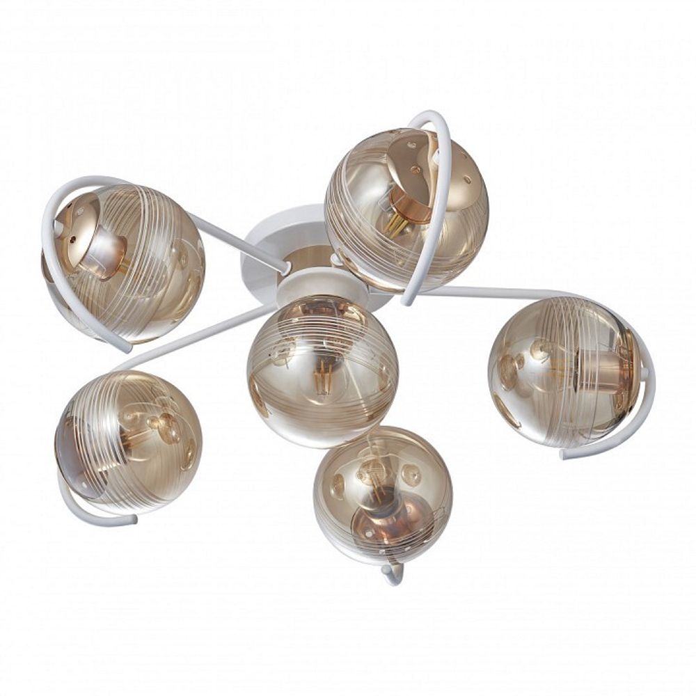 Потолочная люстра Arte Milano AMALFI-326208 326208/5+1 WH+FG