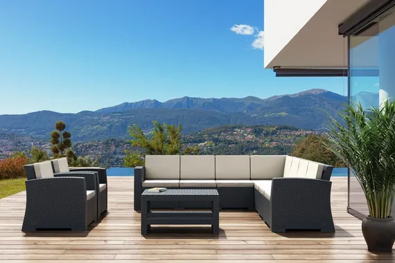 Уличное кресло Monaco Lounge, антрацит