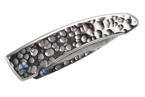 Складной нож Mcusta Damascus Blade Tsuchi Large MC-0114D c клинком из стали VG-10 San Mai (Laminated Stainlesss Damascus) рукоять Stainless Steel