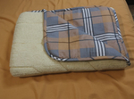 Одеяло ЛЕЖЕБОКА Woolly blanket 140х205 меховое из 100% шерсти мериноса, 2641-140-5-45-9
