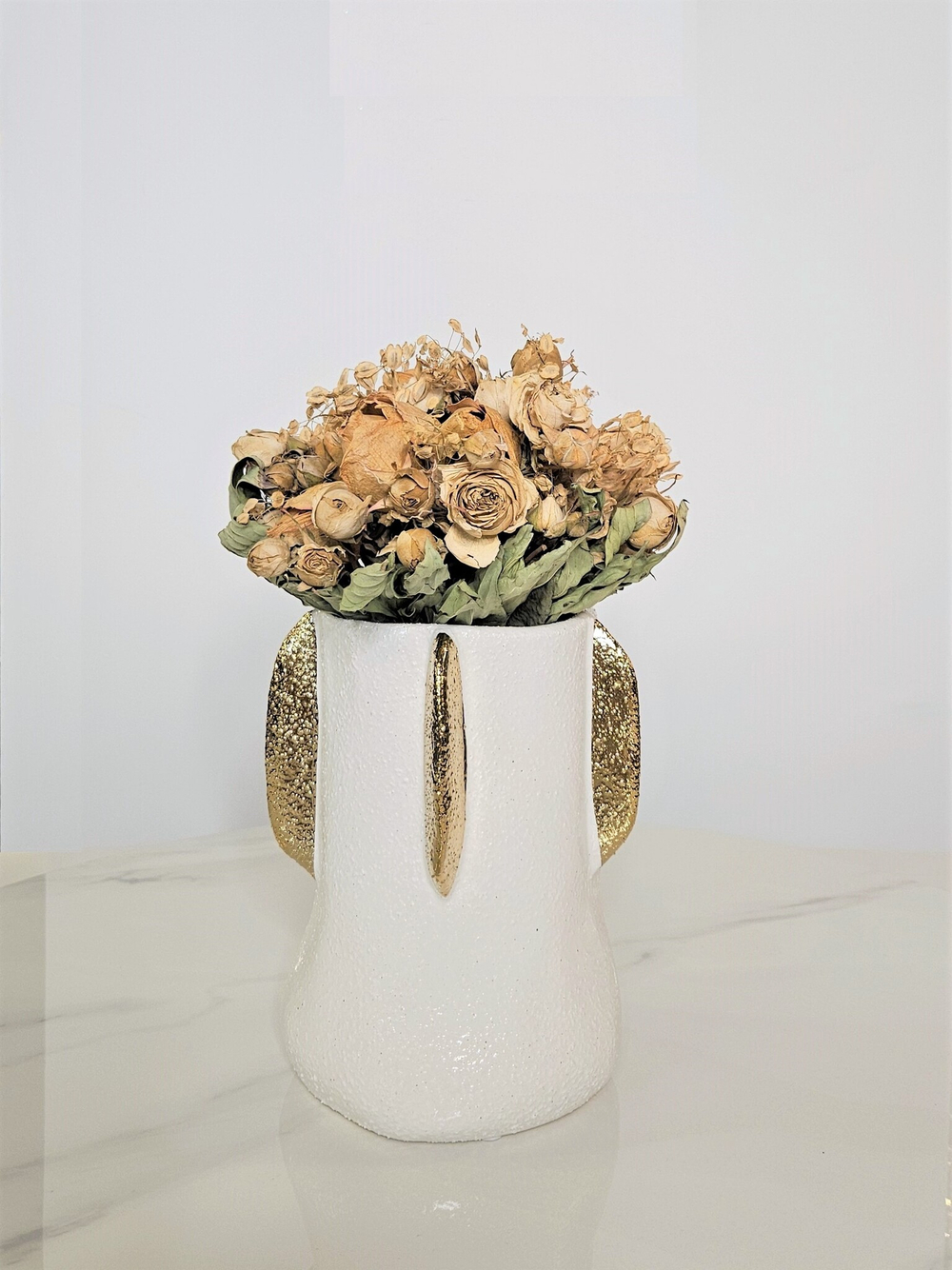 Ваза Golden fish scale vase B