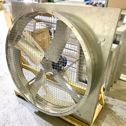 Вентилятор осевой разгонный CAF10 - 20400м3 (0,55кВт, 750об/м)