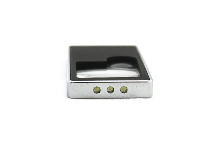 Лупа 7007 (92мм х 40мм х7 мм, 3х/8x, с LED подсветкой)