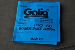 Фаркоп оцинкованный Galia B017A для BMW X5 2007-2013, 2013-2018, BMW X6 2014-(паспорт и сертификат в комплекте)(без электрики)