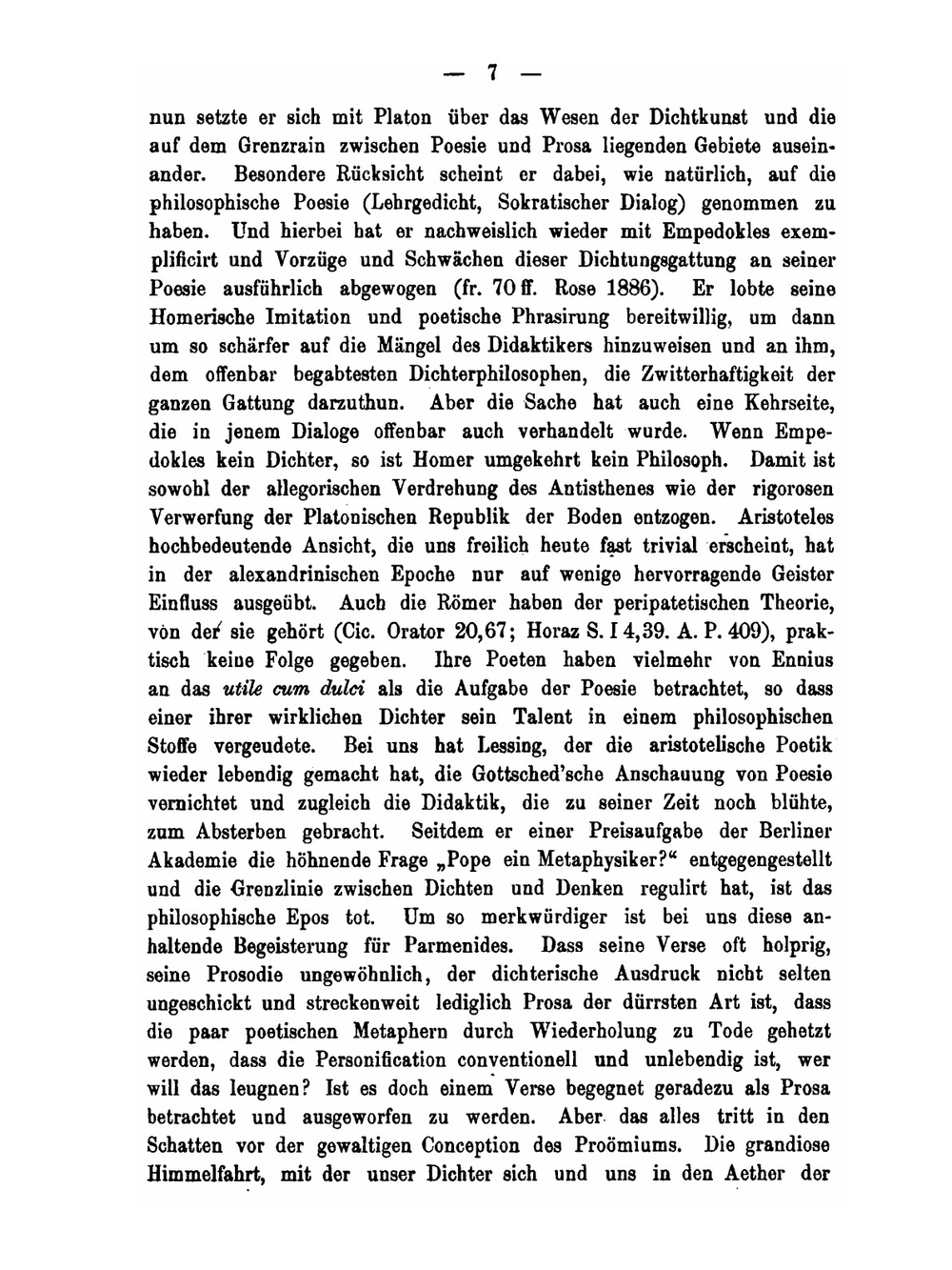 Parmenides Lehrgedicht. griechisch und deutsch | H. Diels