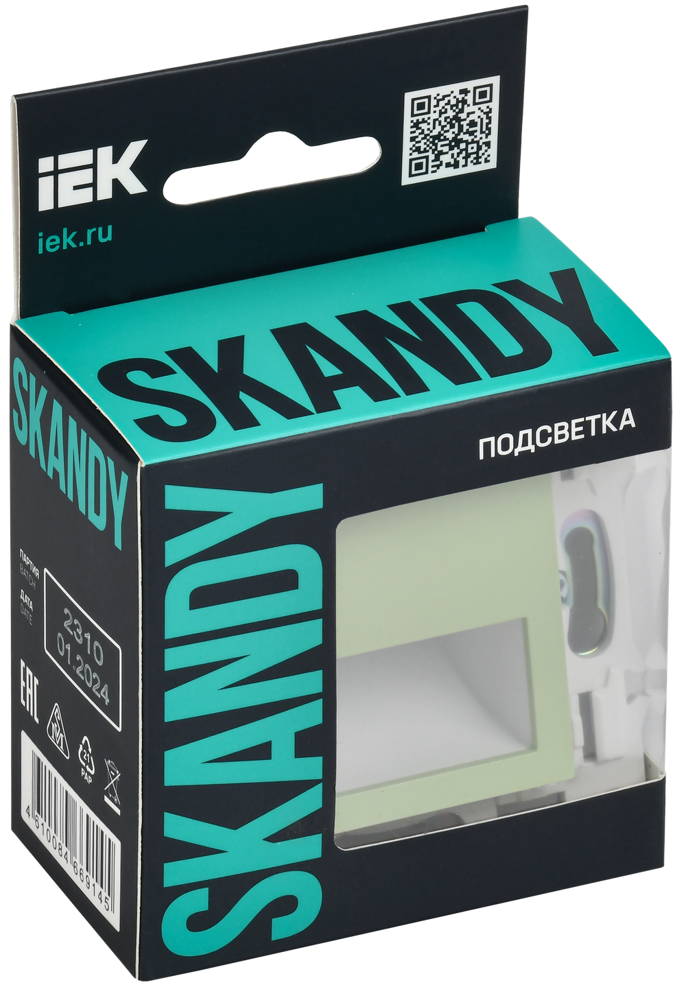 SKANDY Подсветка LED встраиваемая SK-L01G мятный IEK